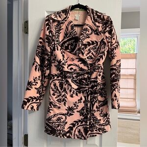 Odille Anthropologie 2 Scroll jacket coat